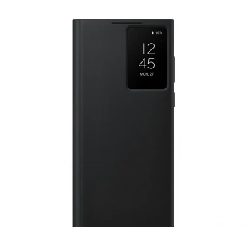 Samsung Galaxy S22 Ultra чехол Smart Clear View Cover (Black) по выгодной цене в Москве| оригинальный чехол книжка для Самсунг Галакси С22 Ультра (Черный) купить в BEST-magazin с доставкой